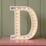 Wooden Letter Night Light Personalized Lighting Teen Room Monogram Shaped Lamp 3D Letters Wall Decor Initials D Newborn Gift Typography Name