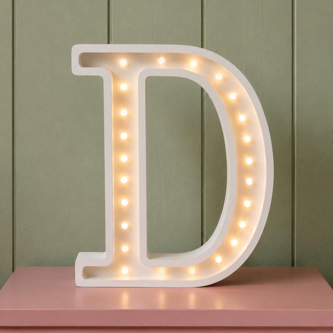 Hölzernes Buchstaben-Nachtlicht, personalisierte Beleuchtung, Jugendzimmer, Monogramm-förmige Lampe, 3D-Buchstaben, Wanddeko, Initialen D, Neugeborenen-Geschenk, Typografie-Name