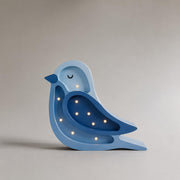 Wooden Mini Bird Night Light - Nature-Inspired Baby Room | Handmade Lamp for Kids - Woodland Style Light Birthday Gift Nursery Lamp