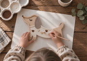 Little Lights Crafty Pack DIY Wooden Dachshund Dog