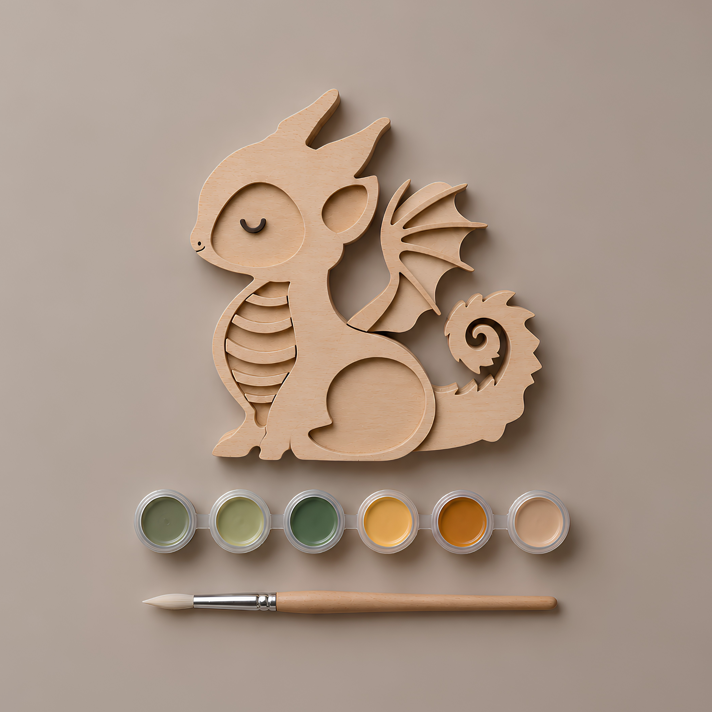Little Lights Crafty Kit – DIY Wooden Dragon