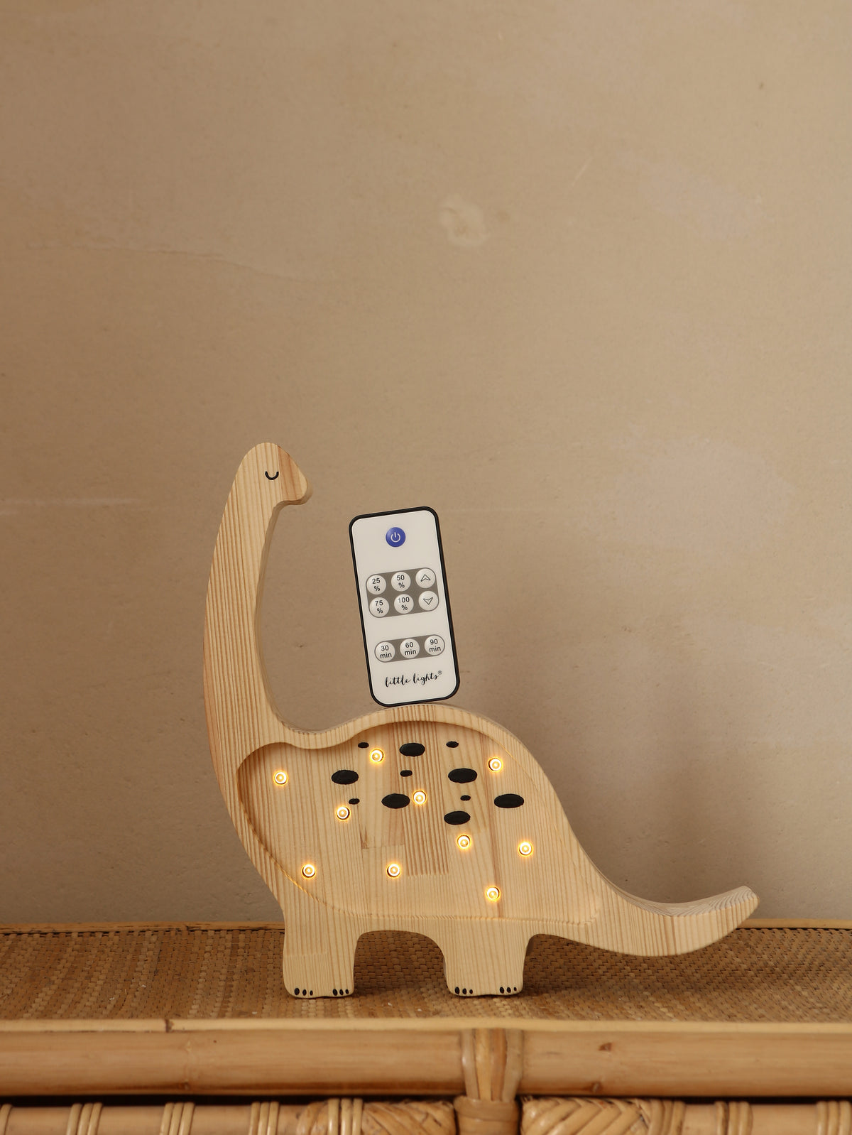 Little Lights Dino Diplodocus Mini-Nachtlicht | Jurassic Wood