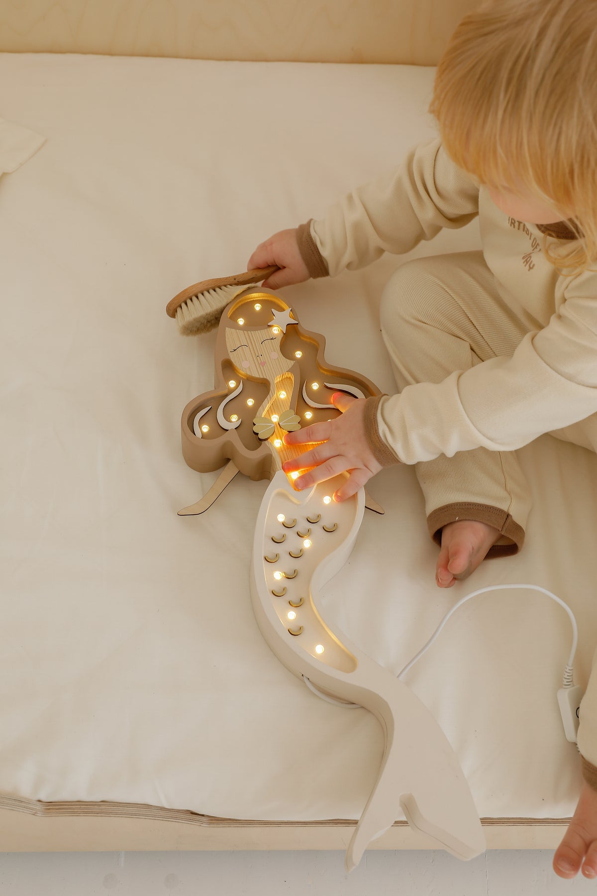 Little Lights Meerjungfrau Nachtlicht | Kaffee