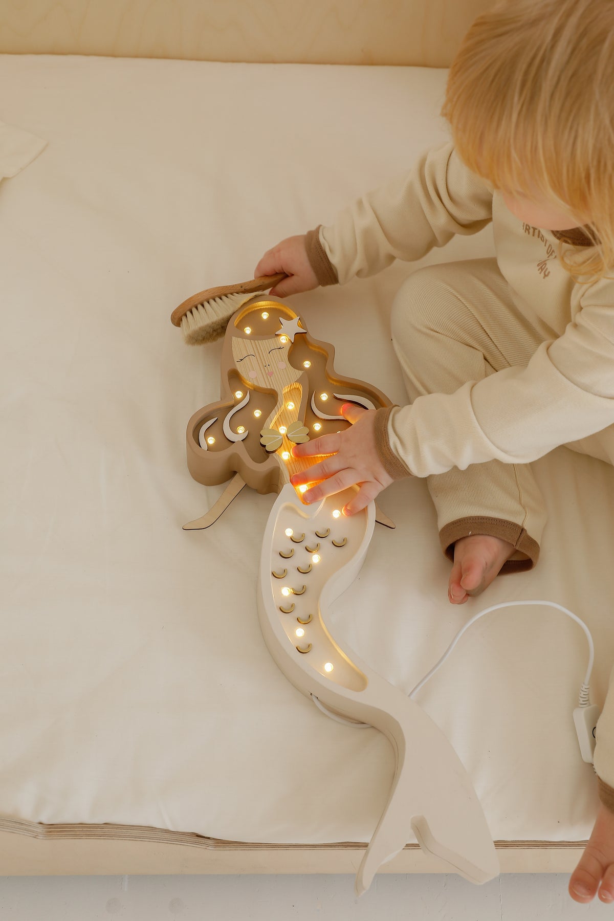 Little Lights Meerjungfrau Nachtlicht | Kaffee