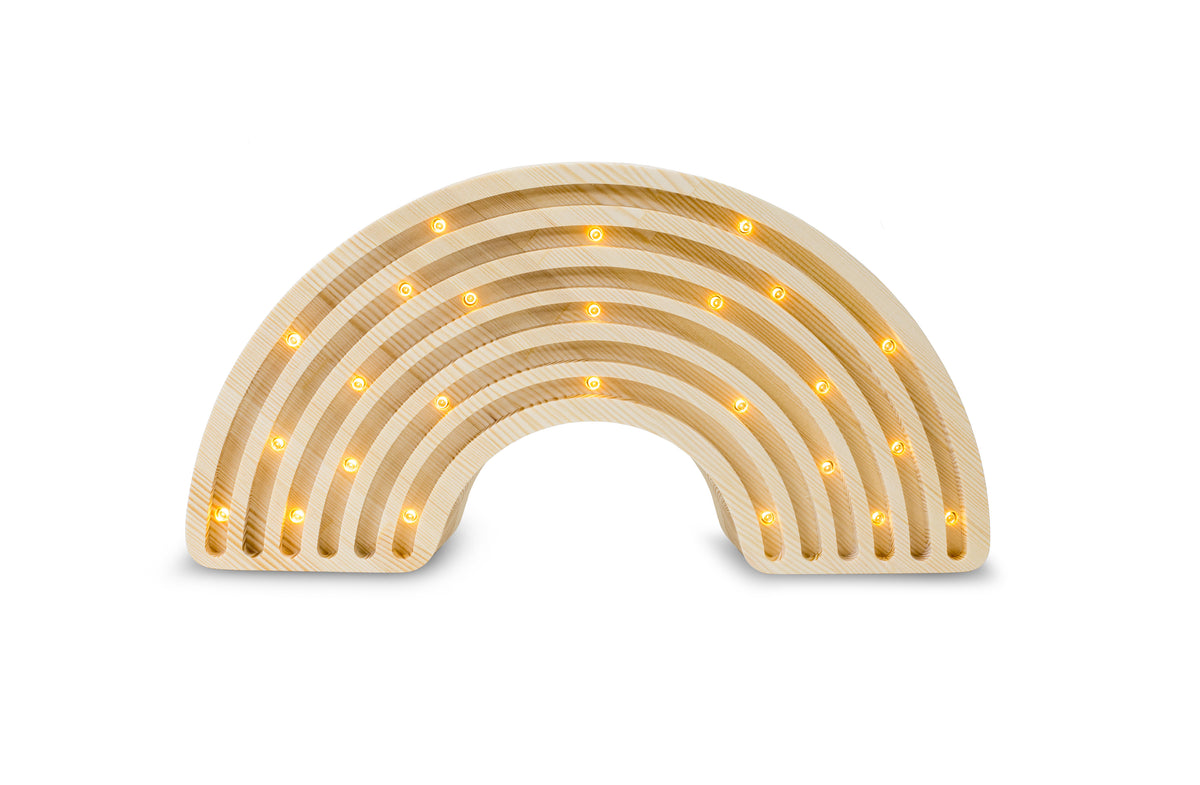 Little Lights Regenbogen-Nachtlicht | Holz