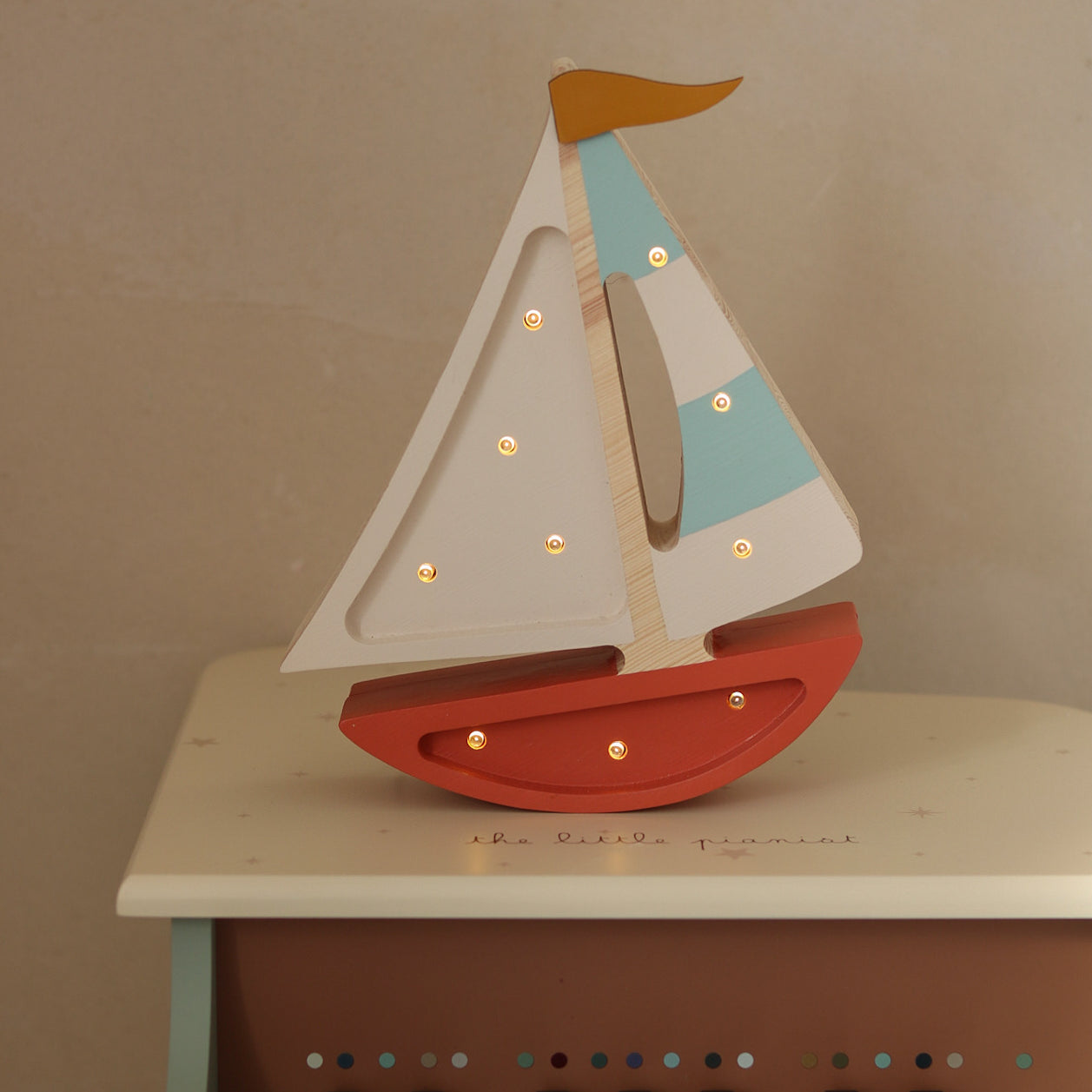 Little Lights Segelboot Nachtlicht | Harbor Clay