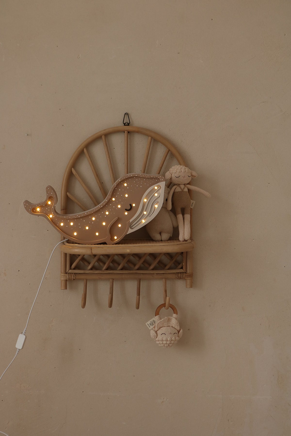 Little Lights Wal Nachtlicht | Cinnamon Braun