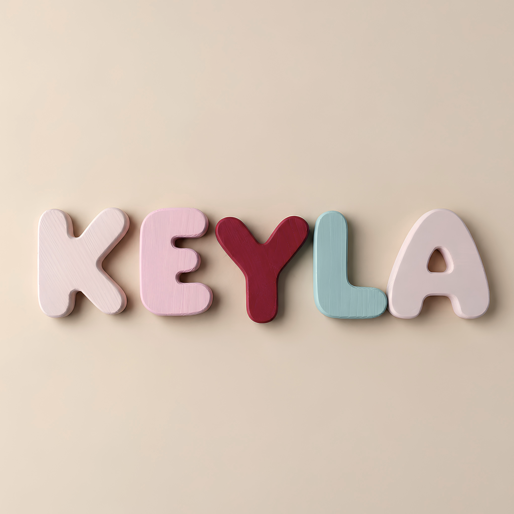 Wooden Bubble Letters | Create Your Own Name