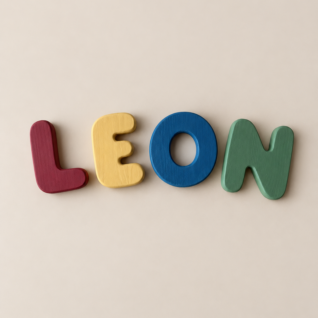Wooden Bubble Letters | Create Your Own Name