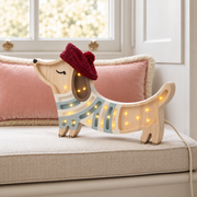 Little Lights Welpen-Dackel-Nachtlicht | Französischer Stil