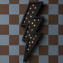 Little Lights Lightning Bolt Night Light | Black