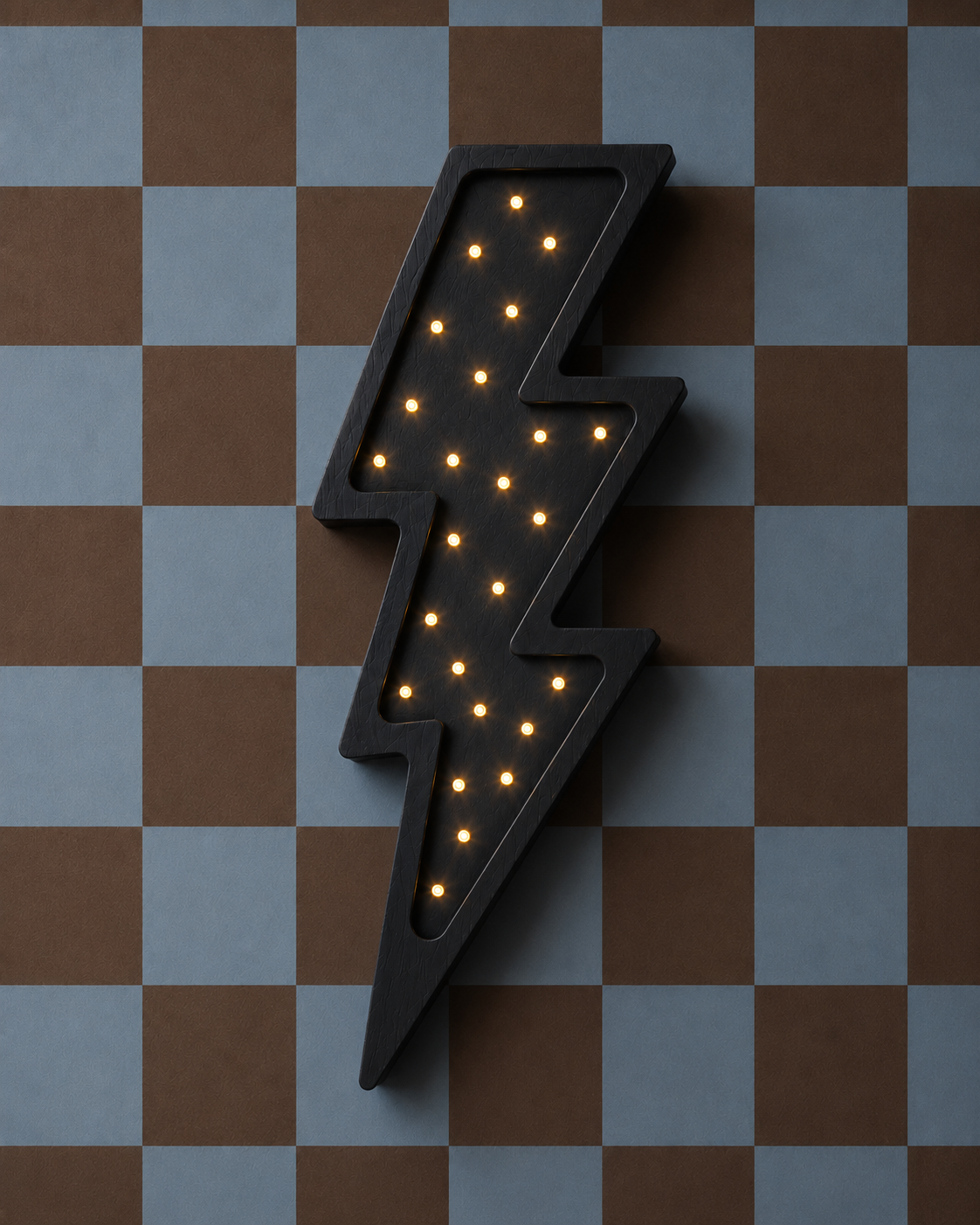 Little Lights Lightning Bolt Night Light | Black