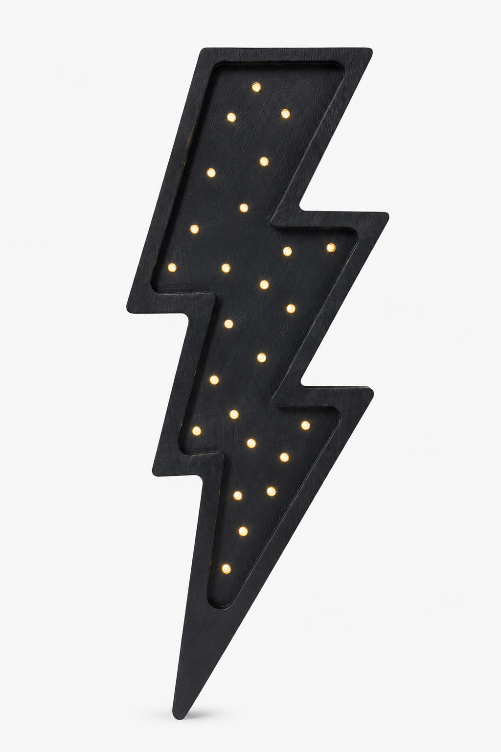 Little Lights Lightning Bolt Night Light | Black