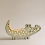 Little Lights Crocodile Night Light | Khaki Pastel