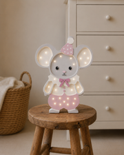 Little Lights Märchenfreund Maus Rose | Marshmallow Rosa