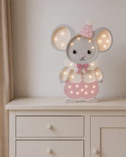Little Lights Märchenfreund Maus Rose | Marshmallow Rosa