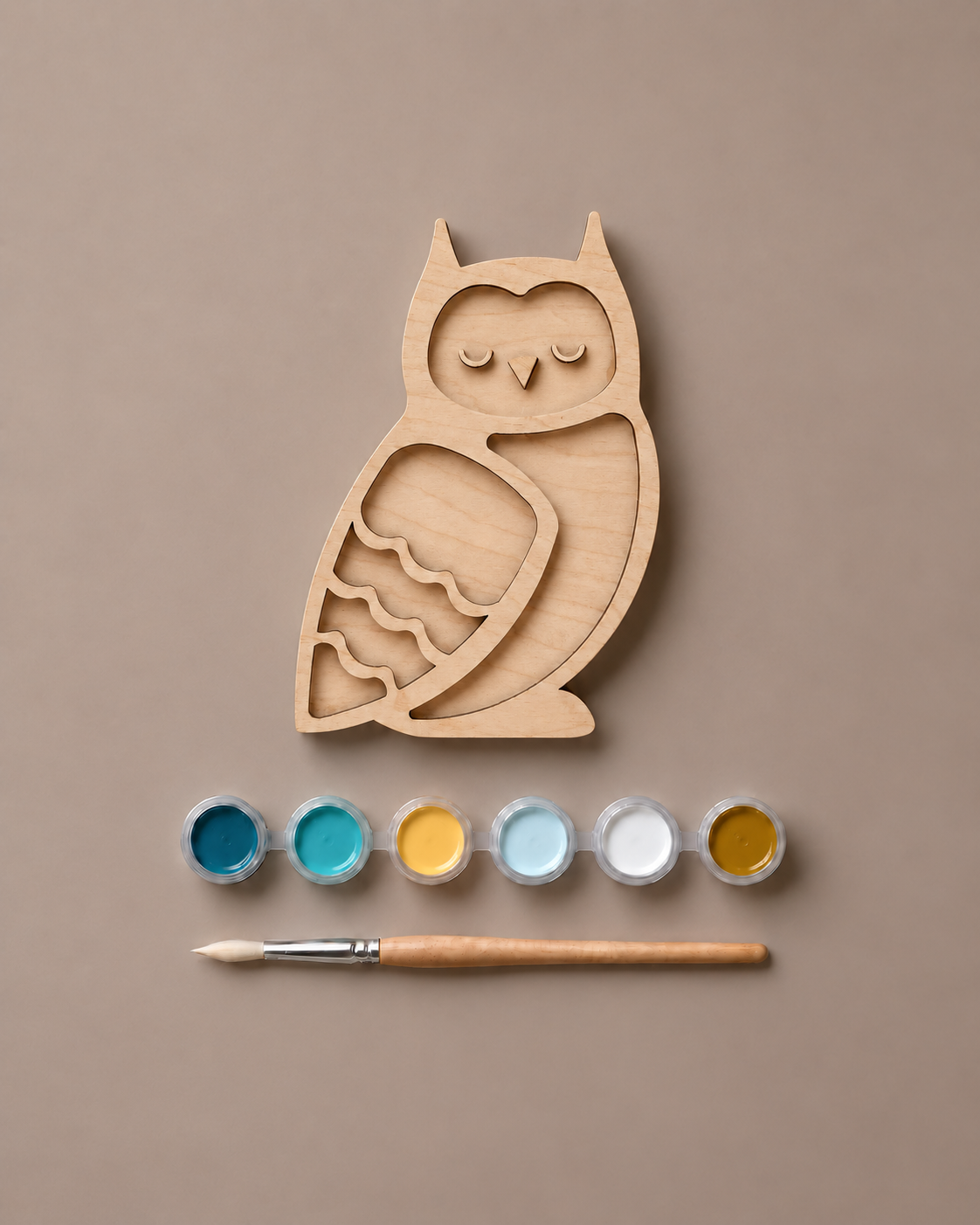 Little Lights Crafty Kit – DIY Wooden Owl
