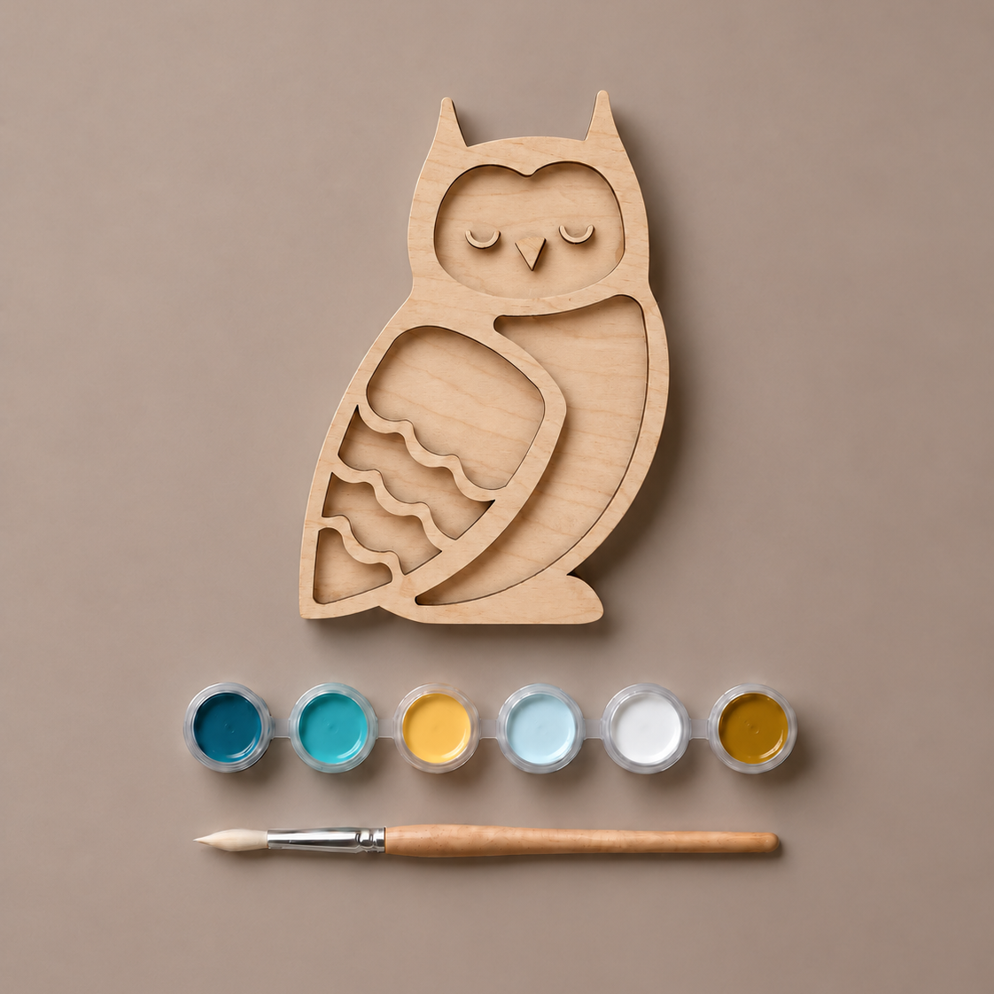 Little Lights Crafty Kit – DIY Wooden Owl