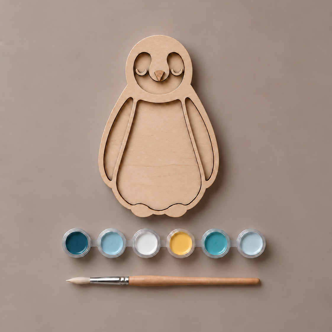 Little Lights Crafty Kit – DIY Wooden Penguin