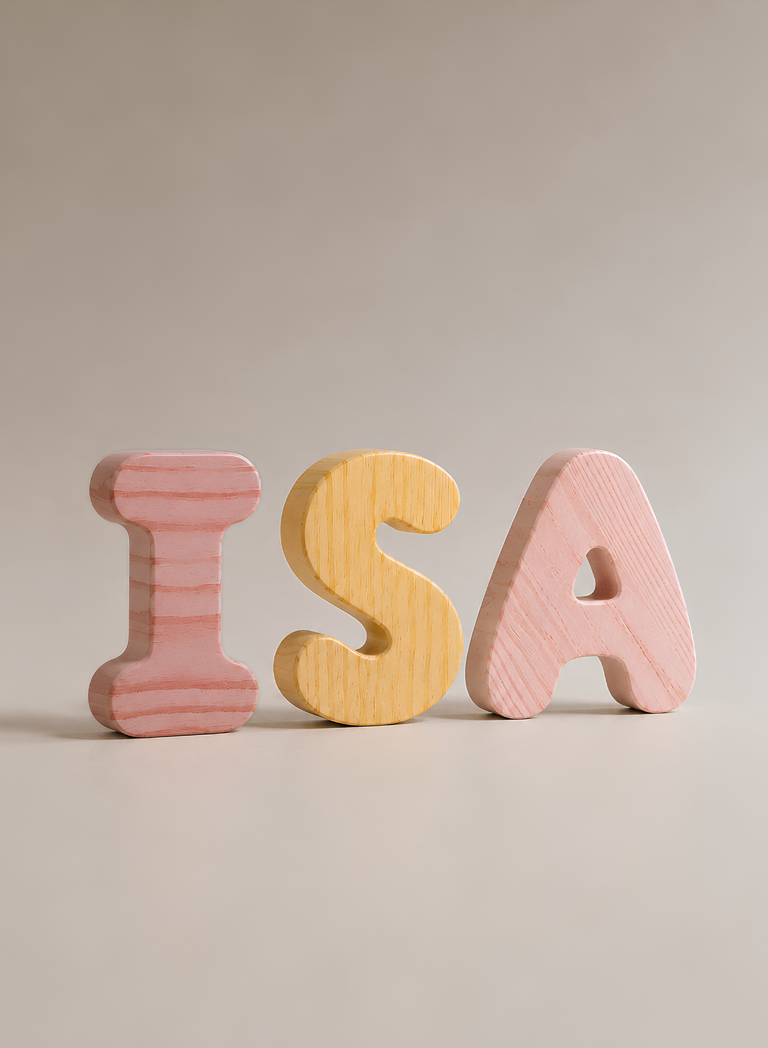 Wooden Bubble Letters | Create Your Own Name