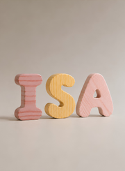 Wooden Bubble Letters | Create Your Own Name