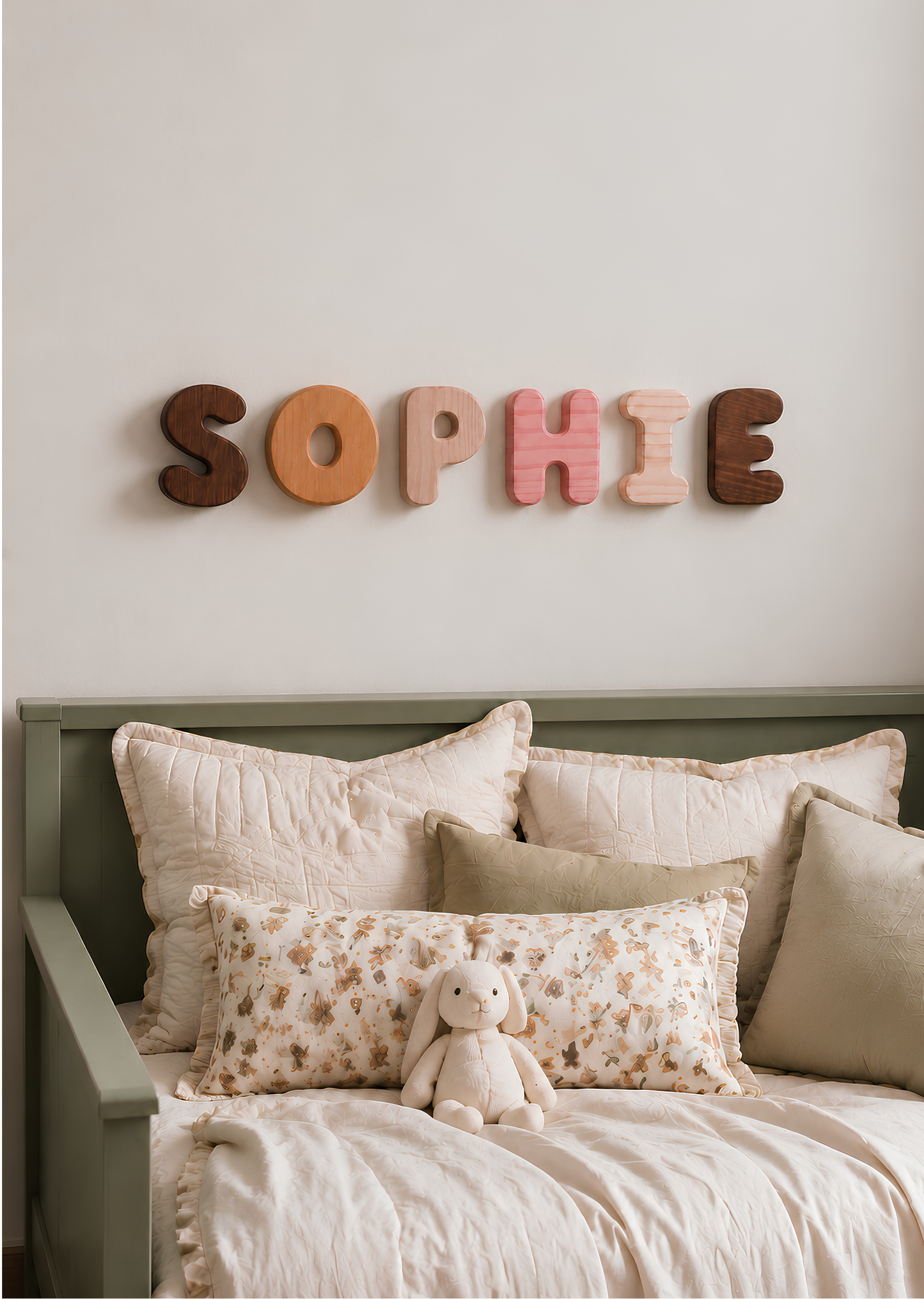 Wooden Bubble Letters | Create Your Own Name