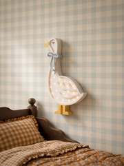 Little Lights Goose Night Light | Cottage Blue Bow