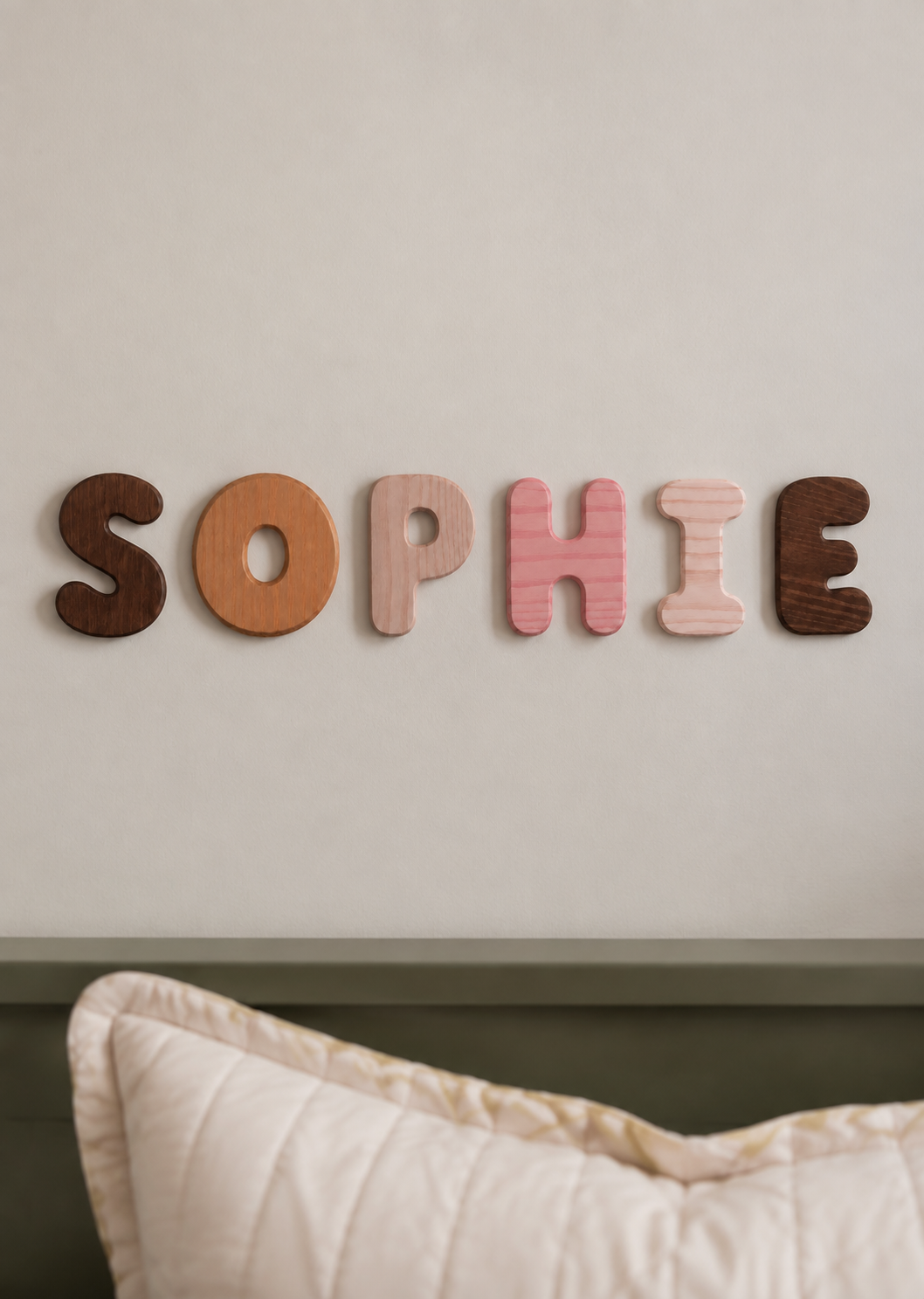 Wooden Bubble Letters | Create Your Own Name