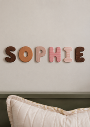 Wooden Bubble Letters | Create Your Own Name