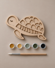 Little Lights Crafty Pack DIY Wooden Turtle